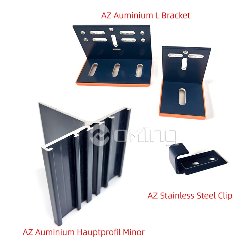 Profesionálny systém inštalácie fasád budov so skrytým/odkrytým upevnením pre terakotové keramické panely